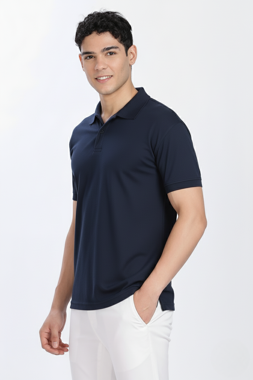 Men's Polo T Shirt for Men (Polyester Blend | Regular Fit)